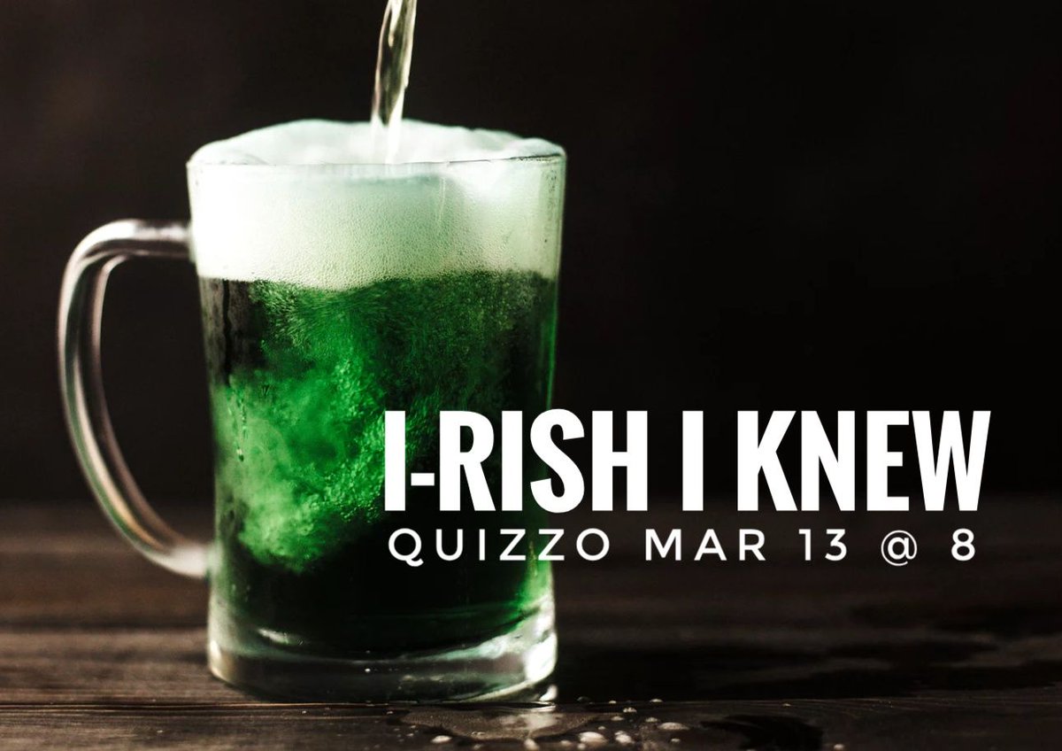$8 CityWide 🍻 ☘️Make a reservation today! 215-627-7676 ☎️ 
#Fun #DateNight #Quizzo #Local #DrinkLocal #Philadelphia #Philly #NightLife #Trivia