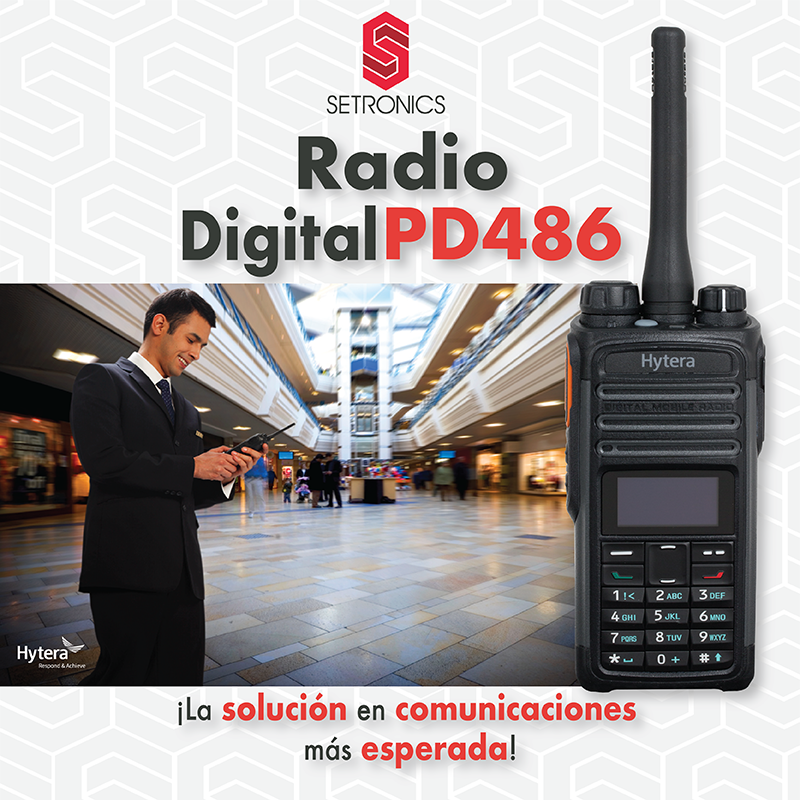 setronicssas2's tweet photo. Gracias a su señalización digital con el radio PD486 podrá hacer llamadas grupales y privadas. #SetronicsHytera Más información en: https://t.co/ZDO4OPHbmV https://t.co/xUJAqs42Yh