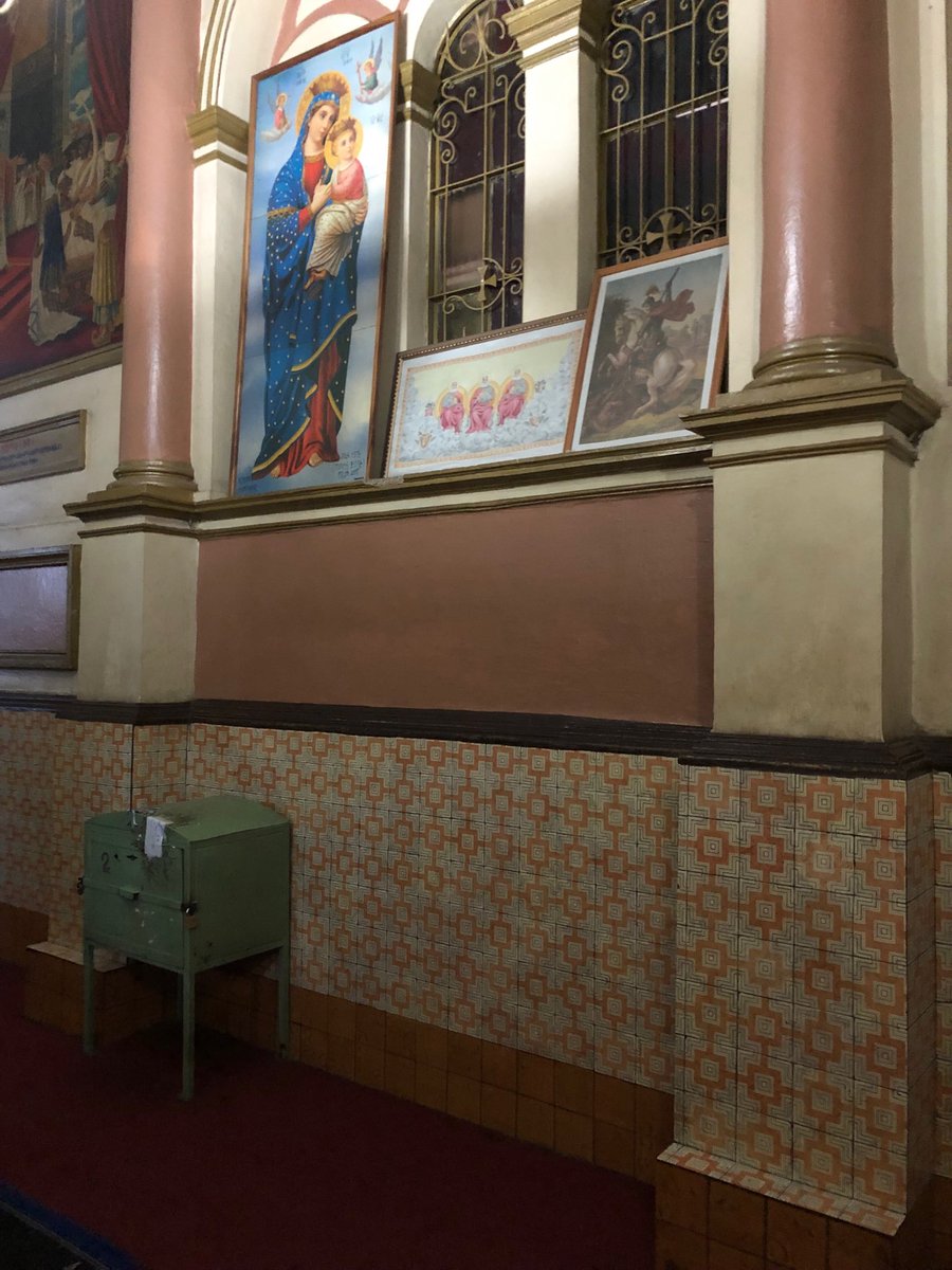 Le lieu précis du couronnement de l empereur ⁦<a href="/HaileSelassie_I/">H.I.M Haile Selassie</a>⁩ dans la cathédrale saint george #AddisAbeba