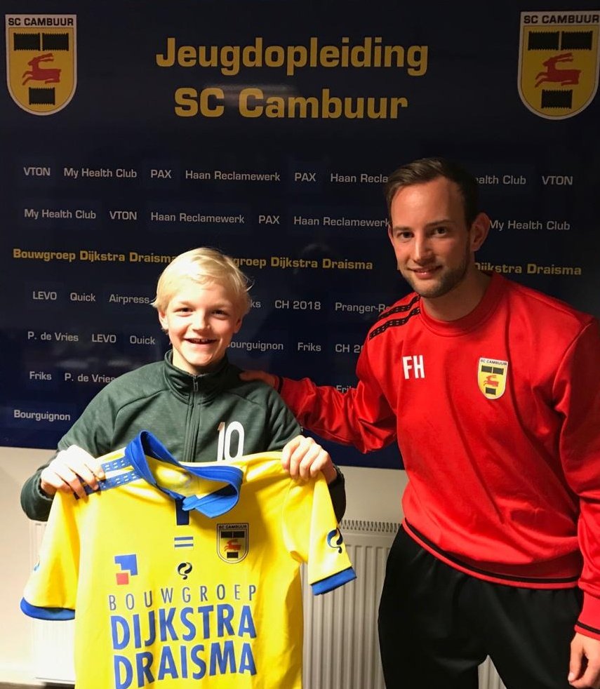 Welkom in de jeugdopleiding van SC Cambuur Pepijn Kooistra! De van <a href="/scBolsward/">SC Bolsward</a> afkomstige speler stroomt volgend seizoen bij onze O13 in. Veel succes!