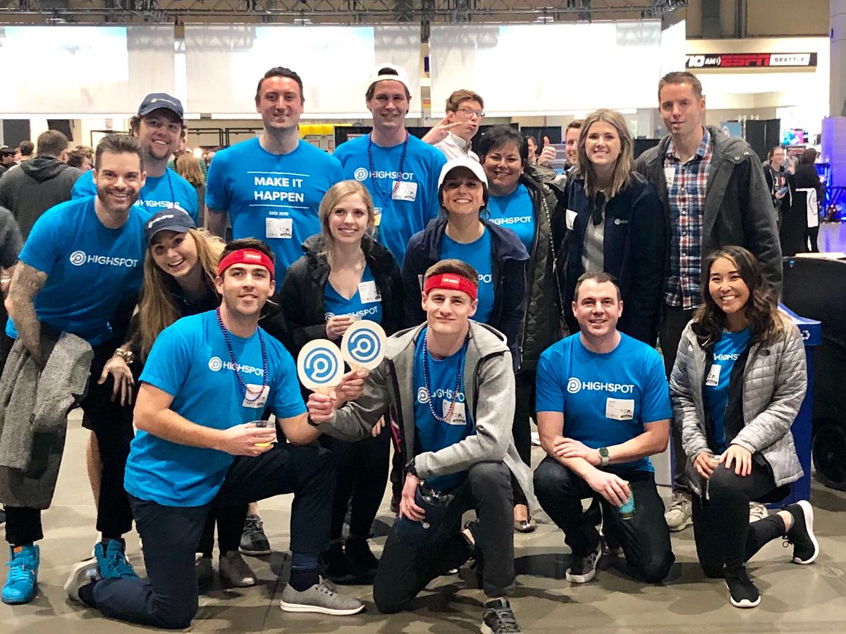 Highspot_Mack's tweet photo. Fun-filled day of networking, ping-pong, dodgeball, and zip-lining with team @Highspot at @geekwire's #GWBash! https://t.co/F3XqdzLegT