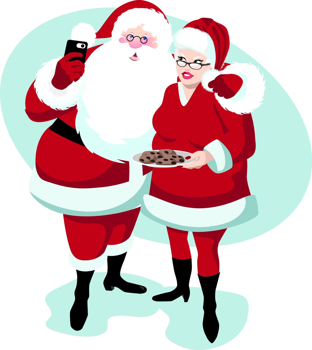 Happy #internationalwomensday to our #1 #lady #mrsclause. Santa sure is a lucky guy! #247christmas #holidaydecor #customchristmas