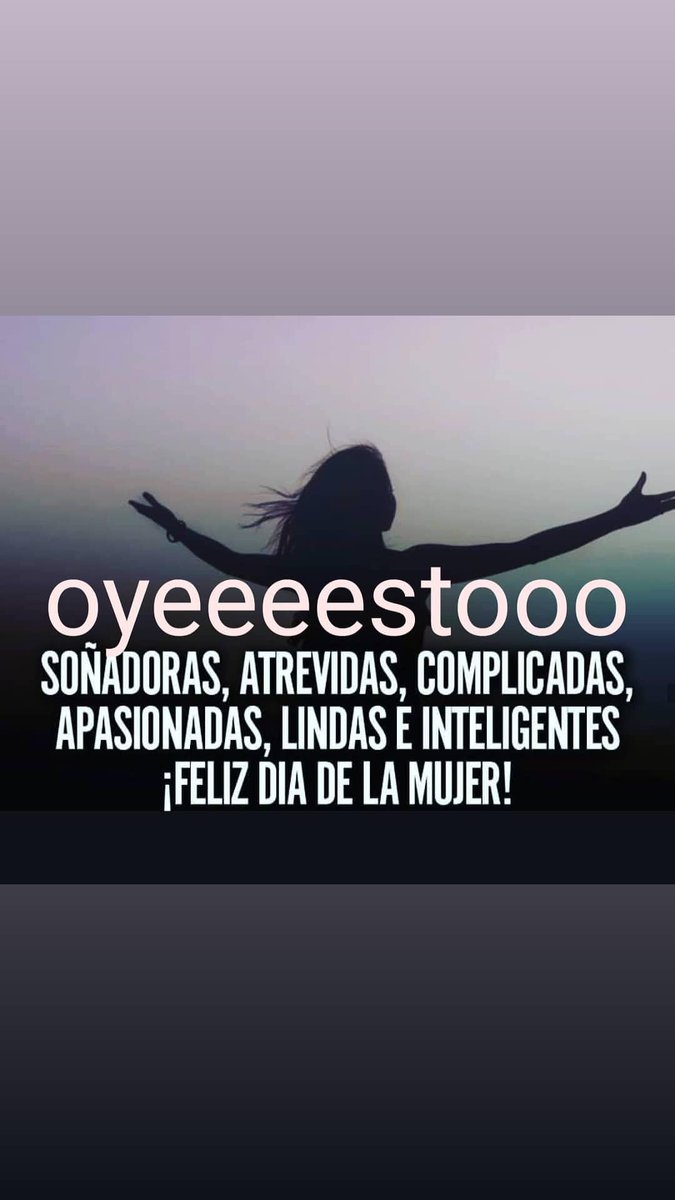 Felicidades para todas las mujeres en su día a ellas que salen todos los días a trabajar con esfuerzos y sacrificios que Dios las bendiga siempre