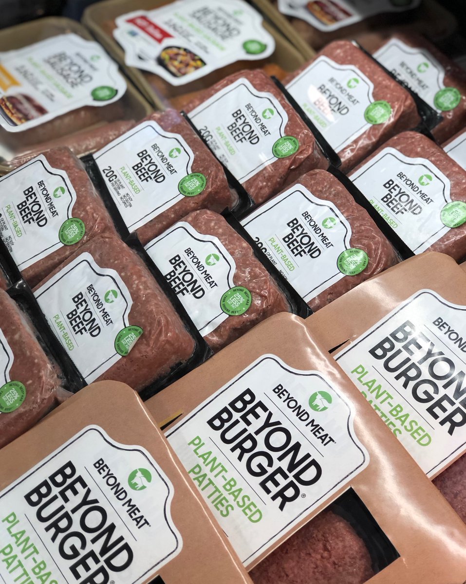 The meat case is transforming. This is the #FutureofProtein 👊

#BeyondBeef coming later in 2019. If you’re here at #expowest, come be among the first to taste it! Booth 5468, Hall E