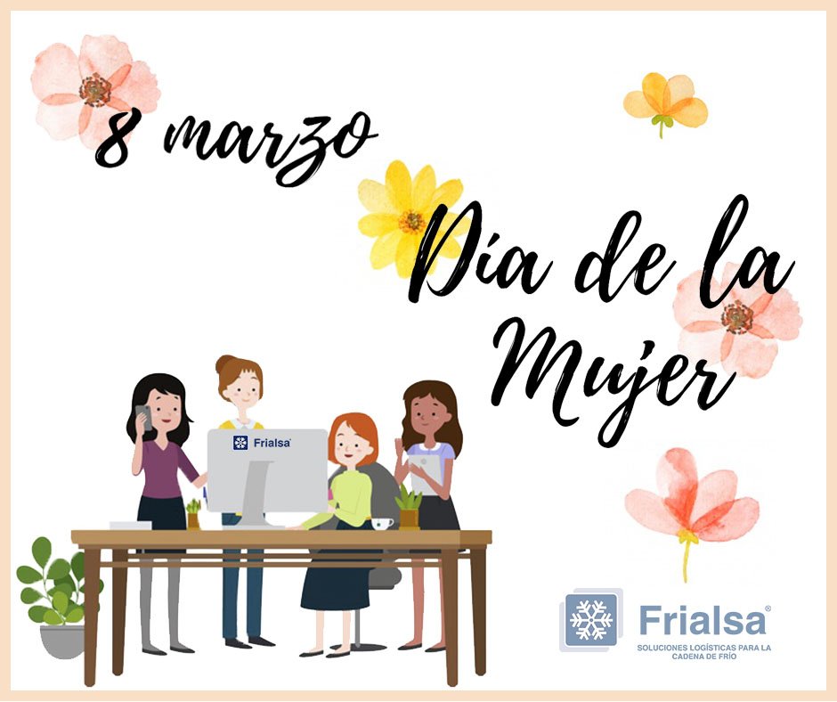 <a href="/Frialsamx/">Frialsa Frigorífcos </a> felicita a todas las mujeres que forman parte de nuestra empresa y que día a día aportan gran valor con su trabajo. #DiaDeLaMujer . Gracias por el esfuerzo y compromiso con nosotros, porque sabemos que #Frialsa no sería lo mismo sin su contribución.