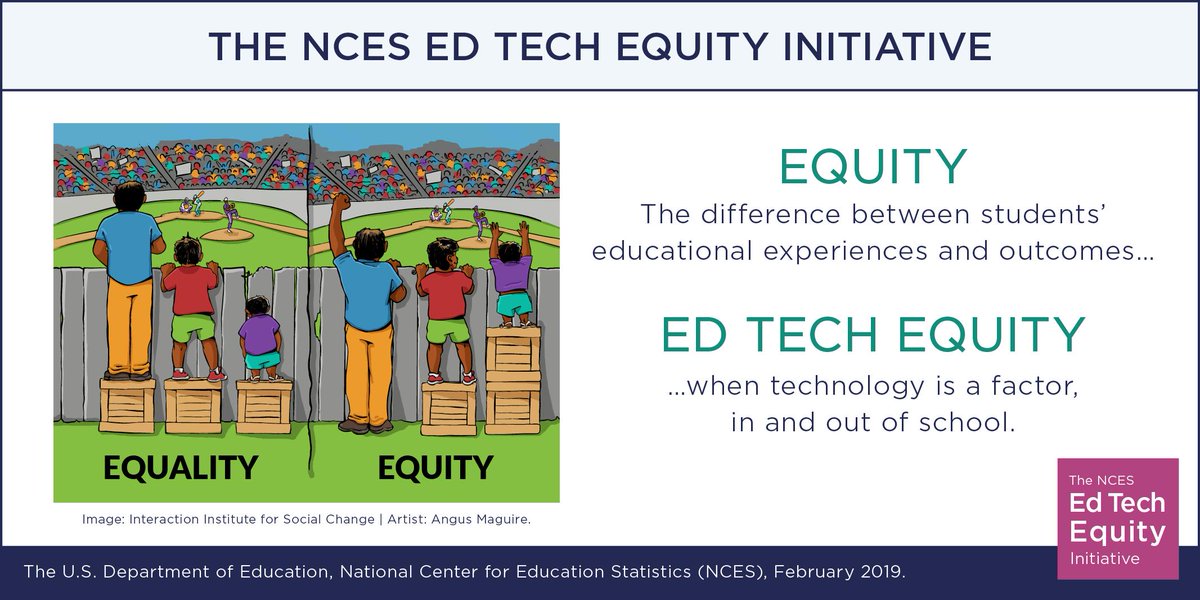 EdNCES's tweet image. ICYMI: NCES announced the Ed Tech Equity Initiative last week. Browse our interactive brochure for an overview of the purpose, goal, and target outcomes of the initiative! #EdTechEquity nces.ed.gov/pubsearch/pubs…