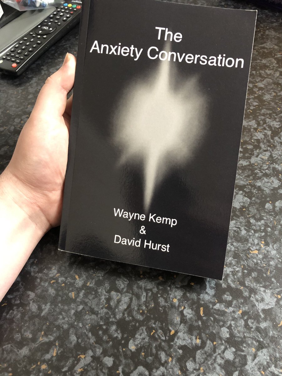 Massive love to the wonderful <a href="/DavidHurstUK/">David Hurst</a> for sending me a copy of his book The Anxiety Conversation. I can’t wait to get stuck in. #gifted