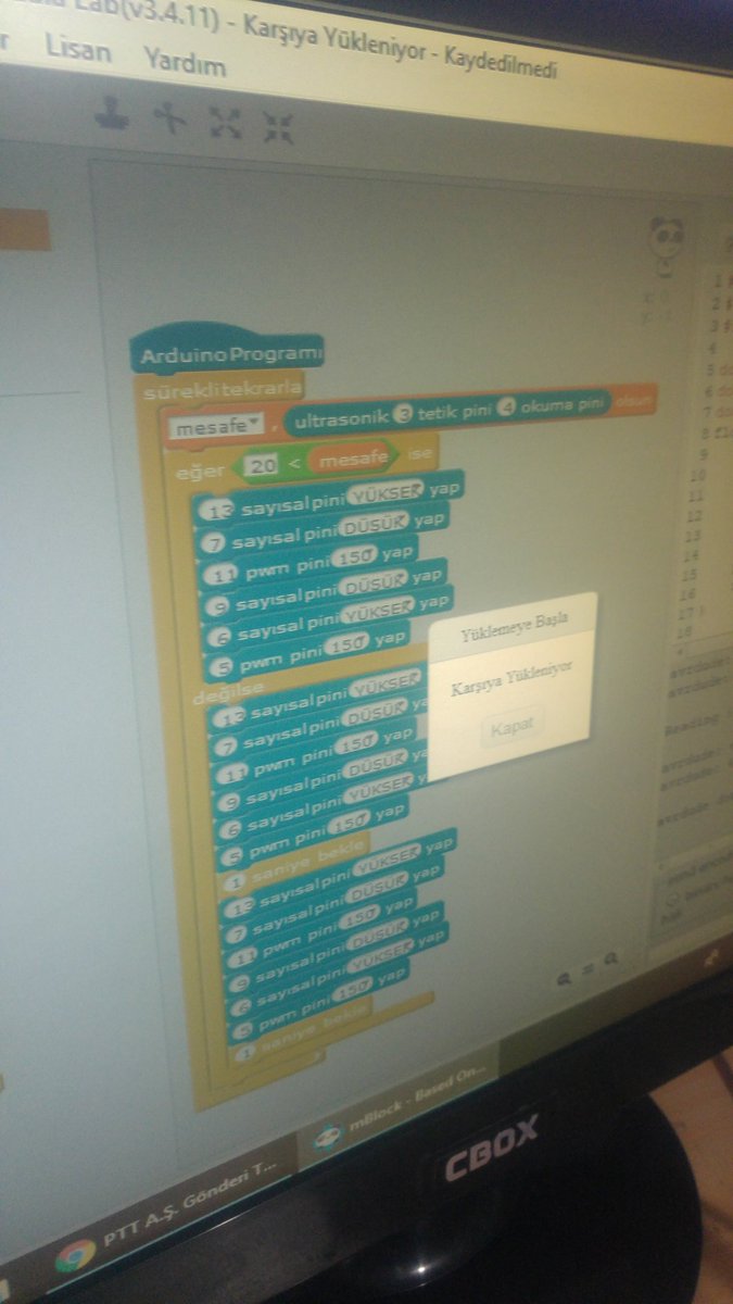 mehmetakifersy_'s tweet image. #STEMORDUSU 
#kodlama
#arduiono
#mblock