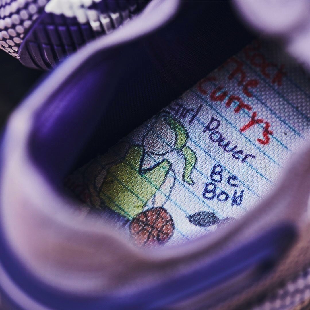 WNBA's tweet photo. “Be Bold.”
From using her voice to designing the new #UAIcon ‘United We Win’ #Curry6, 9 y/o Riley Morrison changed the game 💪 #InternationalWomensDay https://t.co/8NlYHcJsnG