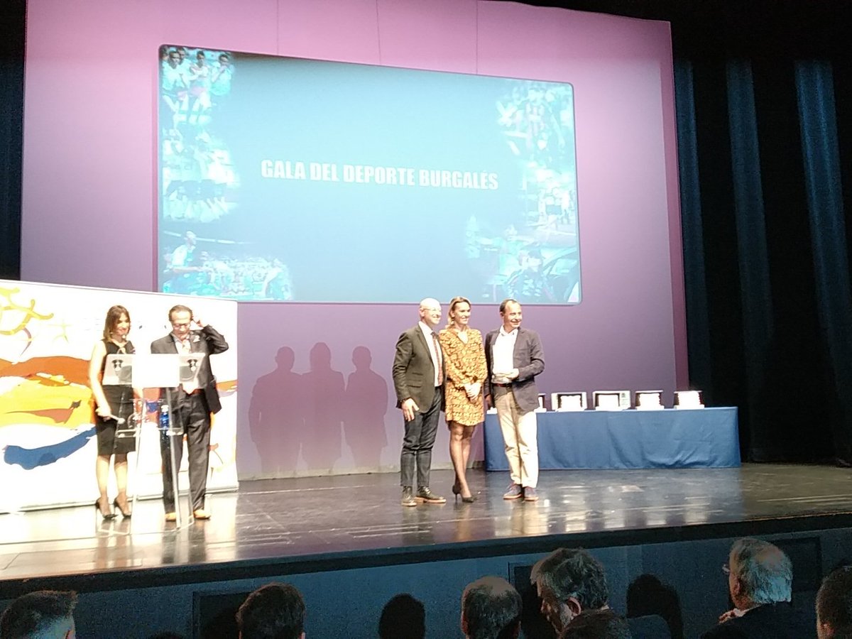 Premio mejor entidad deportiva 2018 en la Gala del Deporte Burgos.