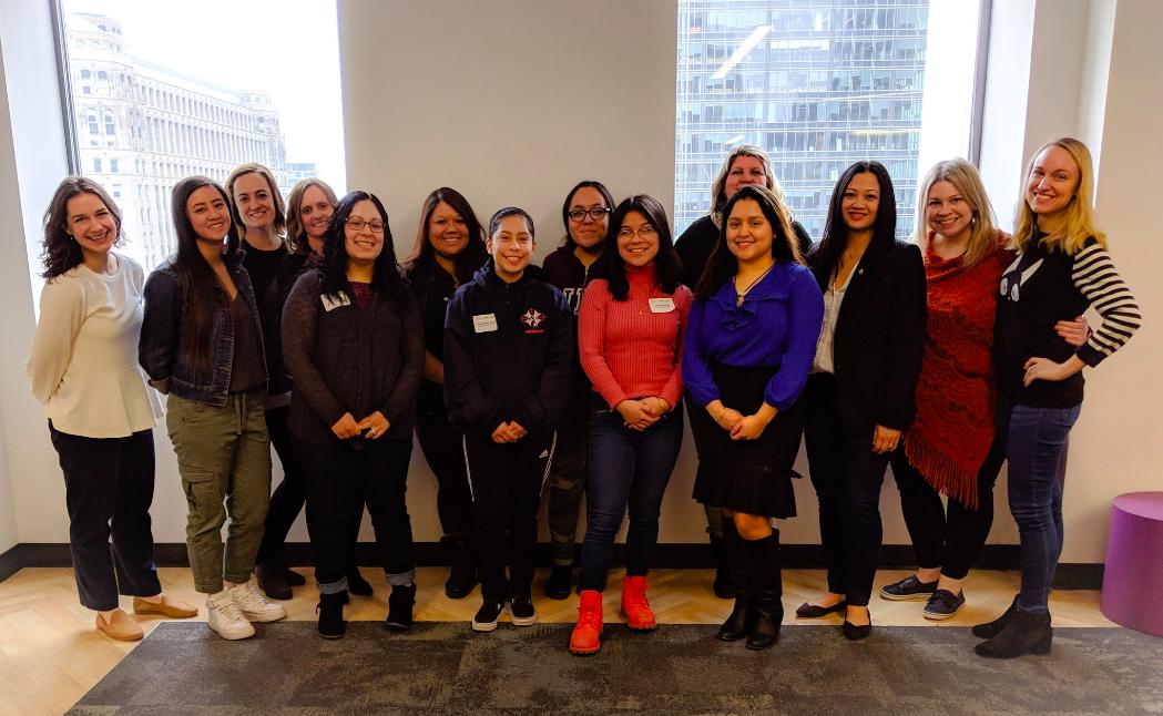 OneNorth's tweet photo. What better way to celebrate #InternationalWomensDay than by inspiring high school girls to pursue careers in technology. @tech_forward #womenintech https://t.co/6hsrRpNq0P