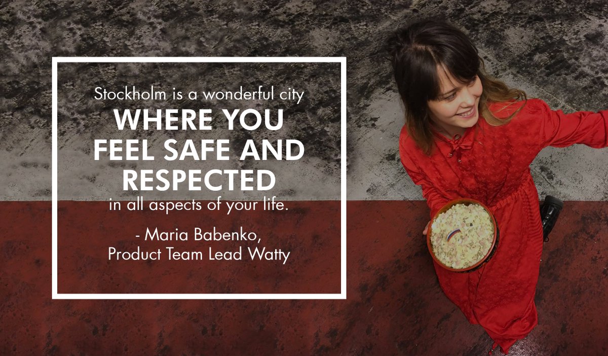 Want to feel safe and respected and work for a Stockholm startup that is also a world leader in energy data analytics? Join <a href="/Watty_io/">Watty</a> and fight climate change! #movetostockholm #awomansplace #SXSW2019