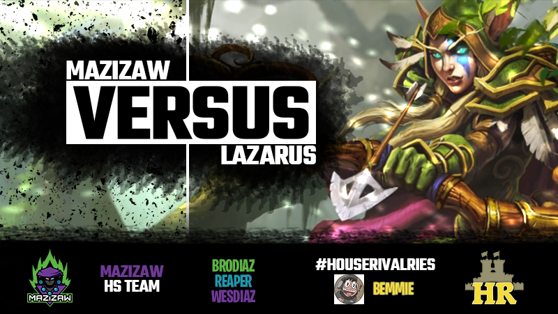 MazizawE's tweet image. Our Hearthstone team are ready for #HouseRivalries first match this Saturday at 8pm Cst! The stream will be hosted at twitch.tv/ccgg_ . 

Thank you @BemmieEsports for the special invitation!

Good luck and see you there! @Lazarus 

@Mazizaw_Wesdiaz @Mazizaw_brodiaz