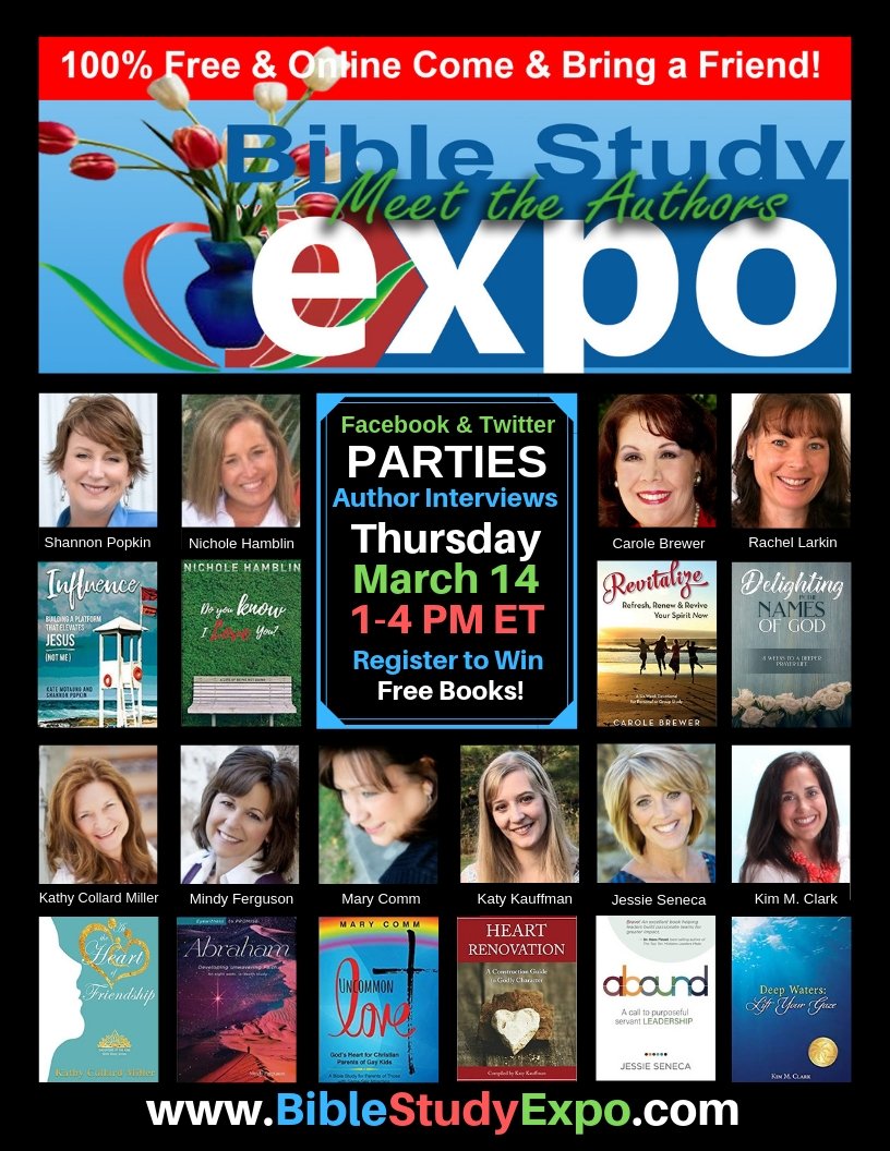 MentorMarnie's tweet photo. 6 Days to Expo! You're going to love "HEART RENOVATION" with Katy Kauffman! Help us SPREAD THE WORD! https://t.co/9W3Y4jJxa9 (and register to win free Bible Study Books--need not be present to win!). Share this! #BibleStudyExpo https://t.co/klKQ6qSo7Y