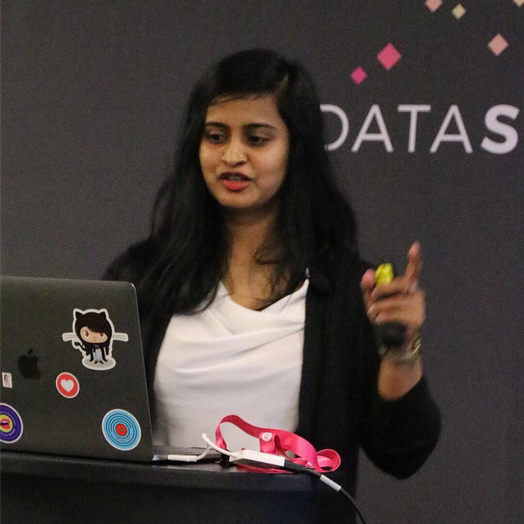 AILovesData's tweet photo. ... @nd73927043 talked about Automated Feature Engineering at #DSSAUS  
Namita is the 6th woman we're putting forward today to celebrate #WomensDay &amp; #DSSelevate initiative. Nominate someone today https://t.co/N8qGIYjd60 https://t.co/aN4ddmiO02