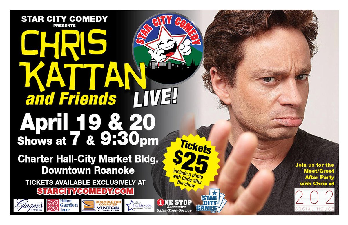 Kattan in the Noke! Tix on sale Monday at starcitycomedy.com
