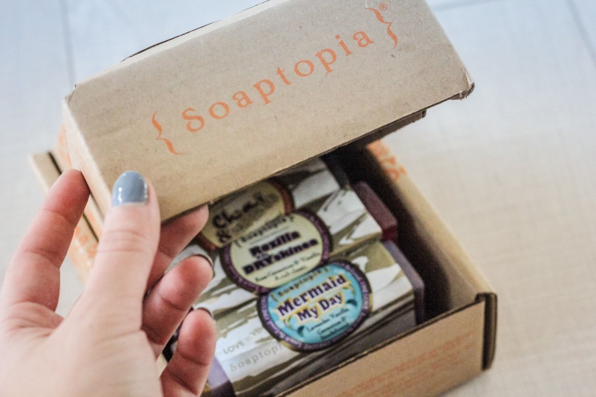 Soaptopia's tweet image. Whats in your box this weekend? 
#giftpack #natural #soap #love #soaptopia #weekend
