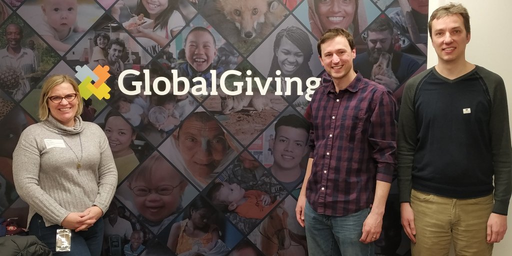acsglobal's tweet photo. The Global Capacity Development team @Kristie_McComb &amp; @Achybisov met with @GlobalGiving's Michael Gale, Director of Partnerships, to explore partnering to support #ACS_SOURCE Program #cancer civil society organizations in #LMIC to develop #crowdsource funding capabilities https://t.co/DPDwsqg58F