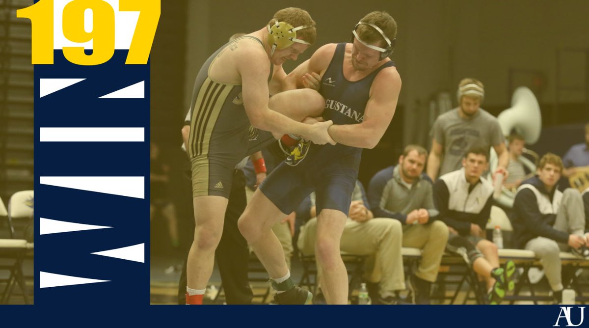 AugustanaWR's tweet photo. Yessir‼️⚔️ @waldo7500 with a 6-4 decision and opening-round WIN.

Both wrestlers advance to the quarterfinals 👊🏼

#BuildingChampions https://t.co/OZneQz7lFY