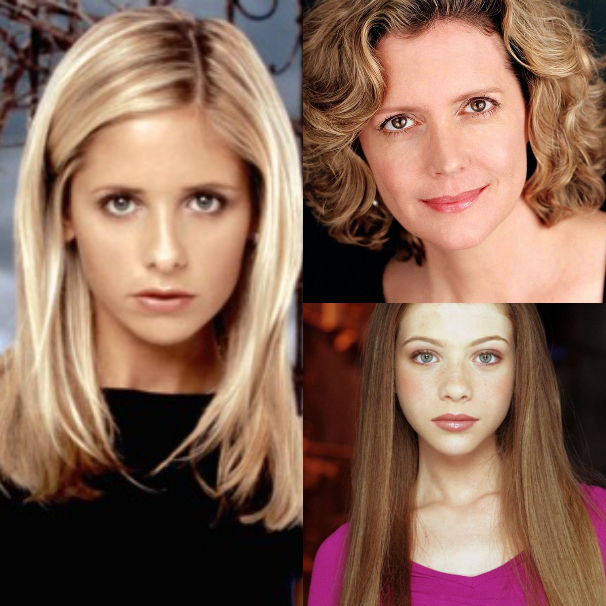 HeyBuffyItsMe's tweet photo. Happy #InternationalWomensDay to the Summers women! You are shining examples of using inner strength to lift each other up &amp; we're so happy you taught us how to slay the patriarchy! #BuffySlays #BTVS #BuffyRewatch #BuffyGeeks @SarahMGellar @theksutherland @RealMichelleT https://t.co/wgRh2ocLjj