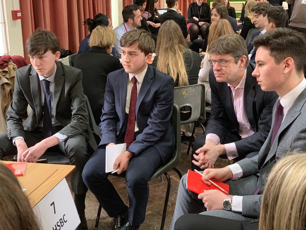 bennettmemorial's tweet photo. RR Hon Greg Clark MP @bennettmemorial with the CEC Chair Christine Hodgson and delegates and Cllr Tracy Moore to discuss environment with students and observe 10 visiting businesses meet with sixth form to consult and discuss on careers. @CareerEnt @GregClarkMP @cllrtracymoore https://t.co/eirhzSbKN1