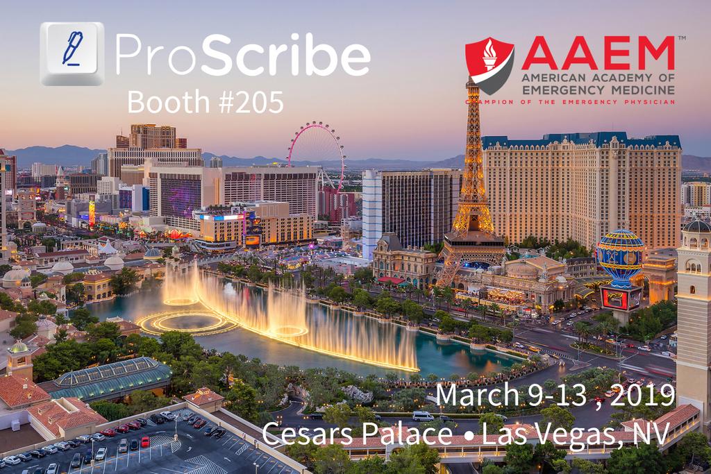 ProScribeMD's tweet image. Join us on celebrating #AAEM19 25th annual scientific assembly. While there stop by booth #205 and ask us about our #medicalscribe program. Hope to see you there! #ProScribe #mdehr