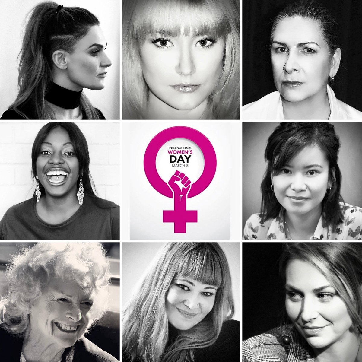 Pjasphotography's tweet photo. HAPPY INTERNATIONAL WOMEN'S DAY! Some of the wonderful women I've photographed over the last 12 years. #internationalwomensday #portraitphotography #talent #daniellecormack #melissawells #pamelarabe #makosi #katieleung #patsyking #katrinamilosevic #katejenkinson https://t.co/2CpyjOE7kW
