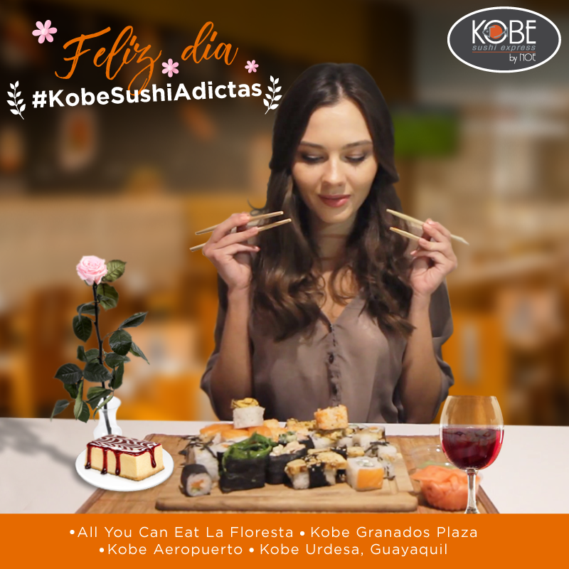 KobeSushiExpres's tweet photo. Visita nuestros locales y disfruta de un postre o sangría especial totalmente gratis. ¡Tenemos una sorpresa para ti!😁🌼
*Promoción válida sólo el 8 de marzo en los locales:
All You Can Eat La Floresta, Kobe Granados Plaza, Kobe Aeropuerto en Quito y Kobe Urdesa en Guayaquil. 😉 https://t.co/rYFe194sSY