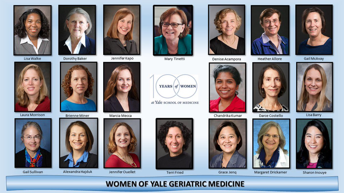 Geriatrics at Yale (@yalegeriatrics) on Twitter photo In honor of International Women's Day and from the 100 Years of Women at <a href="/YaleMed/">Yale School of Medicine</a>, the Women of Yale Geriatric Medicine. In honor of International Women's Day and from the 100 Years of Women at <a href="/YaleMed/">Yale School of Medicine</a>, the Women of Yale Geriatric Medicine.