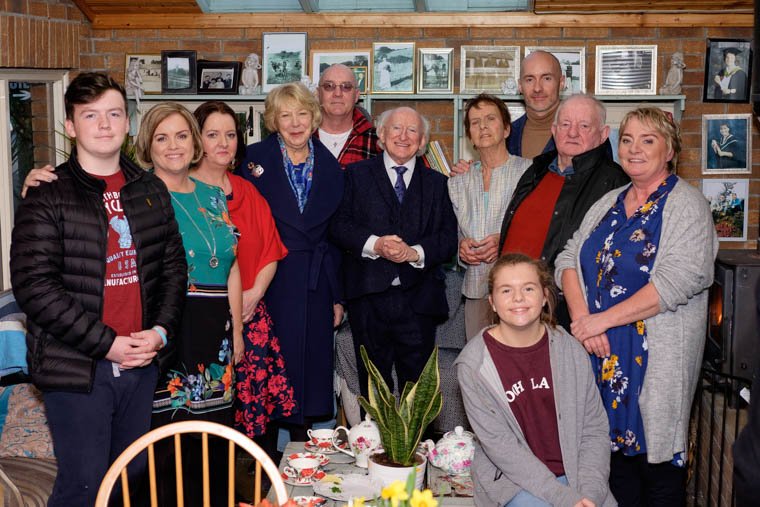 Newryie's tweet photo. Silverbridge hosts Presidential Visit #Silverbridge #AnTobar https://t.co/ySLjhZzi4N https://t.co/GZQmw4SvLW