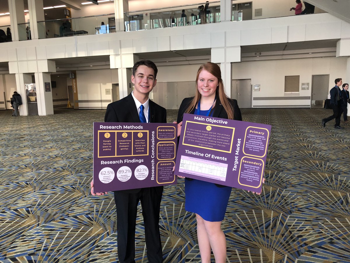 DECA_Sydney's tweet photo. Already competed and we are ready to enjoy opening session!! #MIDECA #SCDC2019 https://t.co/TdHO5kiENp