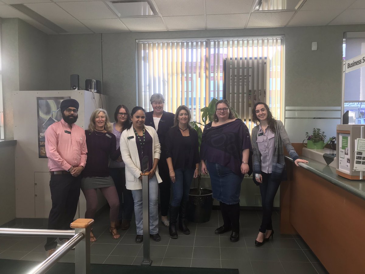 Branch 9996.  Wearing Purple for International Women’s Day. #IWD2019 #balanceforbettter