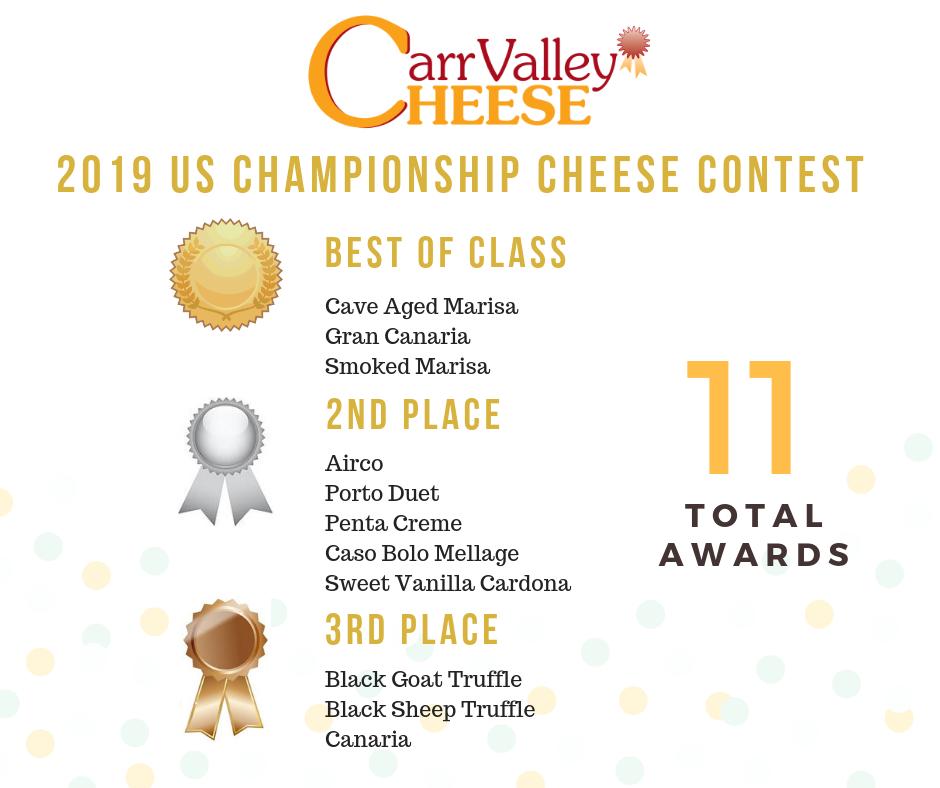 CarrValley's tweet photo. Check out our wins from the US Championship #cheesecontest in #greenbay this week--including 3 Best of Class! #wisconsincheese https://t.co/5jKAOZfi5B