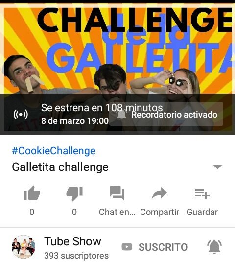 marianfrutilla's tweet image. Hoy a las 19 hs nuevo video en el canal de @TubeShowOk con @JuliTronchin @DuraesMarce @nahuelrivass 
#CookieChallenge