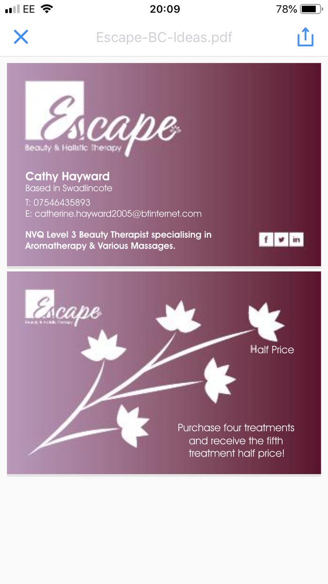 New Business Cards ready to be handed out to all my lovely loyal customers 🙂