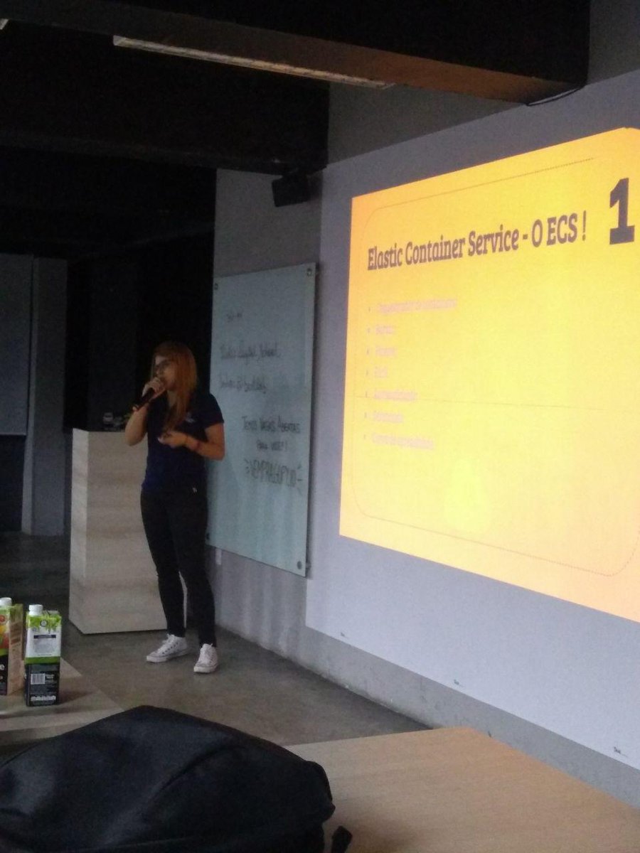 mmariana_gomes's tweet photo. @Docker São Paulo Meetup #23 @Gupy  -ECS - Uma mão na rodaPalestra de Amanda @mandalvesq https://t.co/Wm4TK8O5ZZ