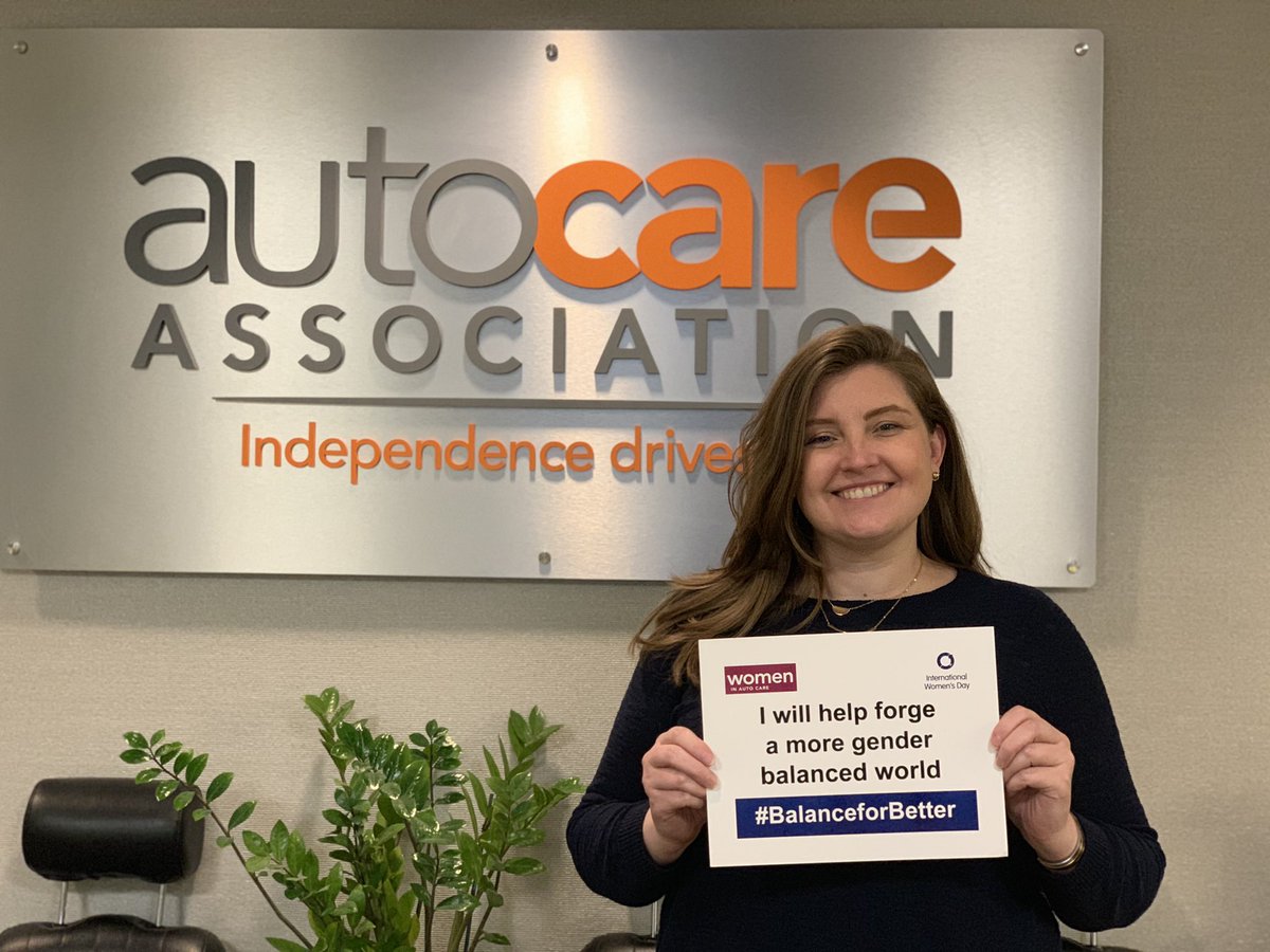 AutoCareOrg's tweet photo. The @AutoCareOrg has taken the pledge to ensure women will continue to rise in every segment of the #automotive #aftermarket industry! Join us in celebrating women across the globe for #InternationalWomensDay! #BalancedForBetter @WomenInAutoCare https://t.co/fS96kRjrhd