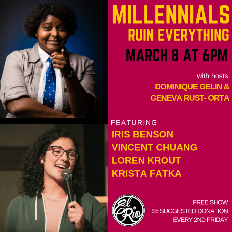 ew_millennials's tweet image. 2nd Friday means FREE COMEDY and FREE OYSTERS. Almost like a FREE DAY. (Alright we'll stop.) 6pm show! Don't miss it ;)