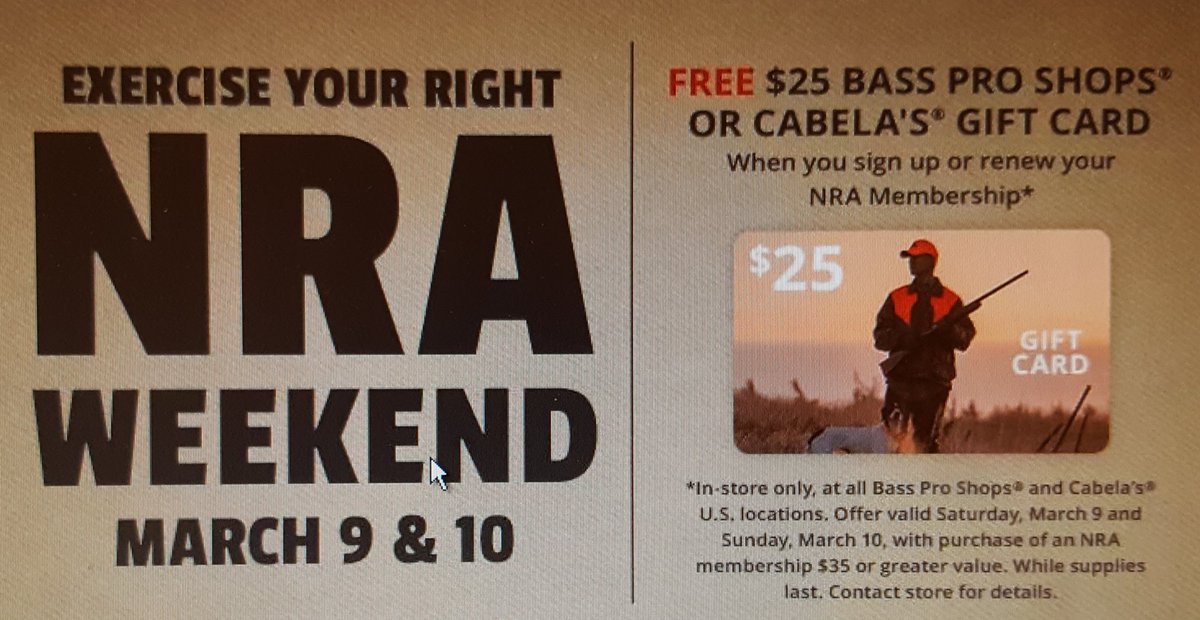 Don't forget to come in this weekend! #bpsorlando #nraweekend #freebpsgiftcard