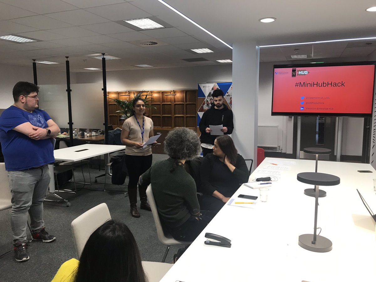 EalingBizExpo's tweet photo. #EalingBizExpo exhibitor @BNC_Gifts was showing her tiny handmade figurines to @SukhiJutla, resident female entrepreneur at Expo sponsor @WestmontHub_UWL during a break in today’s #MiniHubHack for #IWD2019 at the Hub in #Ealing. Get a better look at the figurines on 18 March! https://t.co/sOjiaNo98j