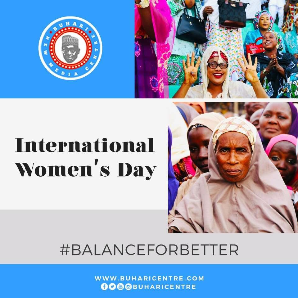 BuhariCentre's tweet image. #BalancedForBetter #WomensDay