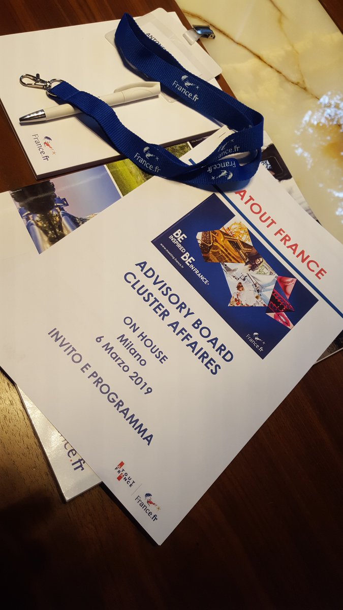 France_CVB's tweet photo. Advisory Board #FranciaFR del @CLUSTER_MICE : 
il 06/03 a Milano, con la presenza di esperti italiani del settore #MICE. Grazie per aver accettato il nostro invito al dialogo. Il meeting ha permesso uno scambio costruttivo. Grazie @clembaret per il suo intervento.
#AtoutFrance https://t.co/HpydHMGwbj