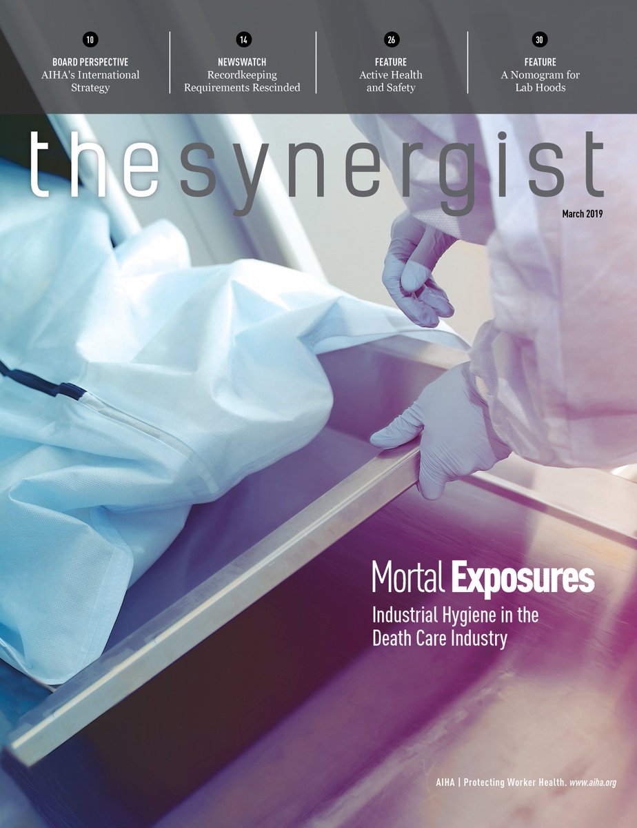 In 2017, more than 2.7 million people died in the U.S. What happened to their bodies after they died? They were cared for by workers in America's death care industry. Read "Mortal Exposures" in the March issue of <a href="/TheSynergistMag/">The Synergist</a>: synergist.aiha.org/201903-mortal-…