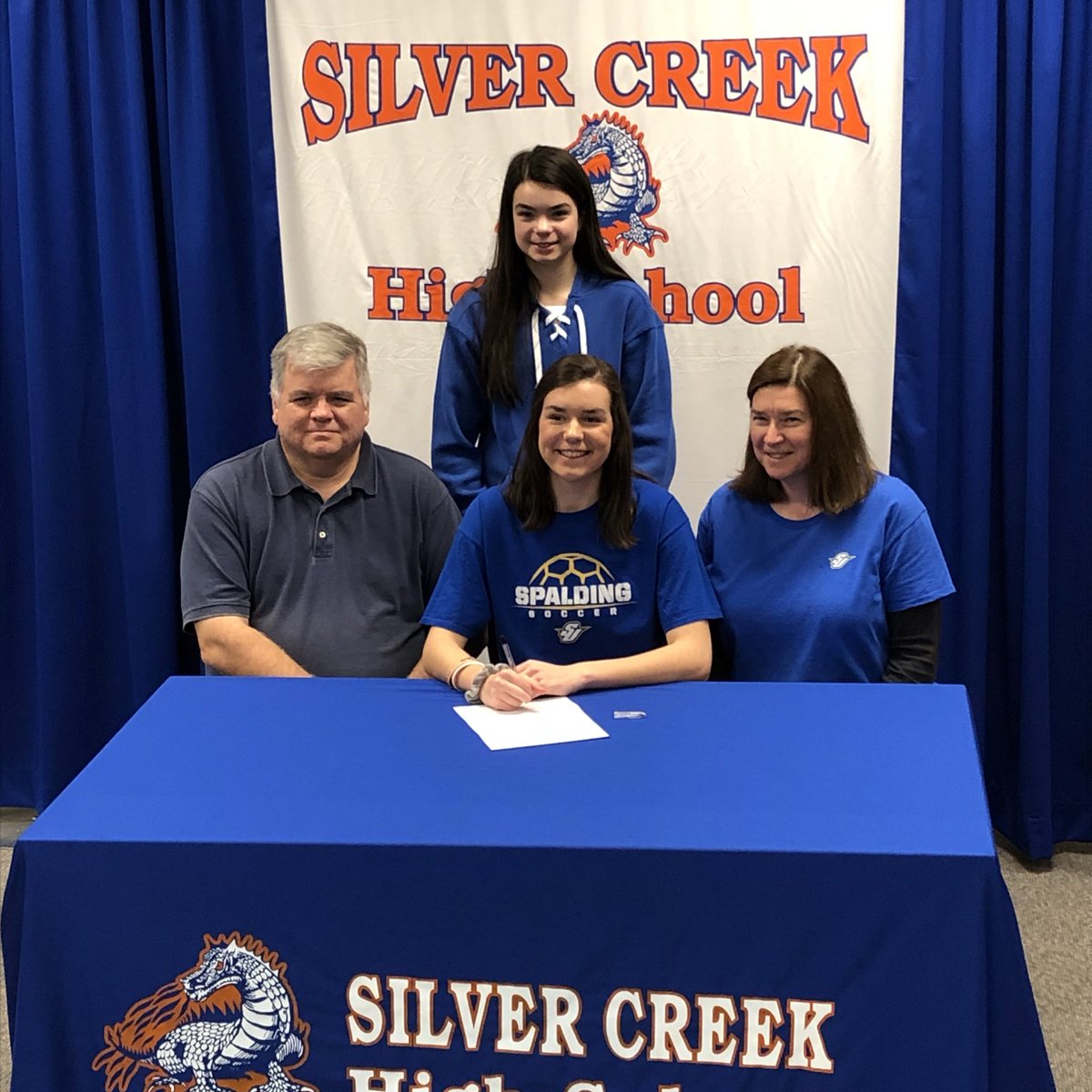 Dragons_SCGS's tweet photo. Congrats to @jordaneleddon for signing today with @SU_GoldenEagles to continue her academic and soccer career. Very proud of all she’s accomplished at SC!! https://t.co/8nxCtFWonO