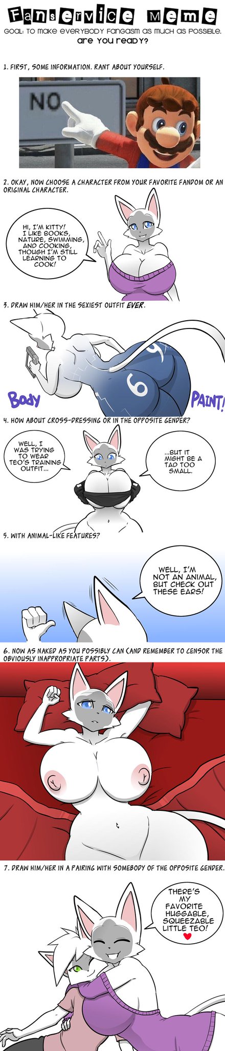 Hayakain ಮೇಲೆ X: A remake of a very old Fanservice Meme I did for  Deviantart! Now with updated art! :D t.co0maxJLP9cF  X