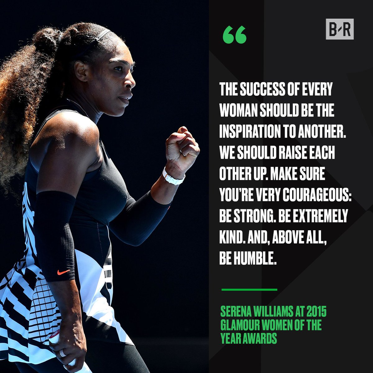 Serena Williams
• 23 Grand Slam singles titles (most in the Open Era)
• 14 Grand Slam doubles titles (all with sister Venus)
• 4x Olympic gold medalist

#InternationalWomensDay