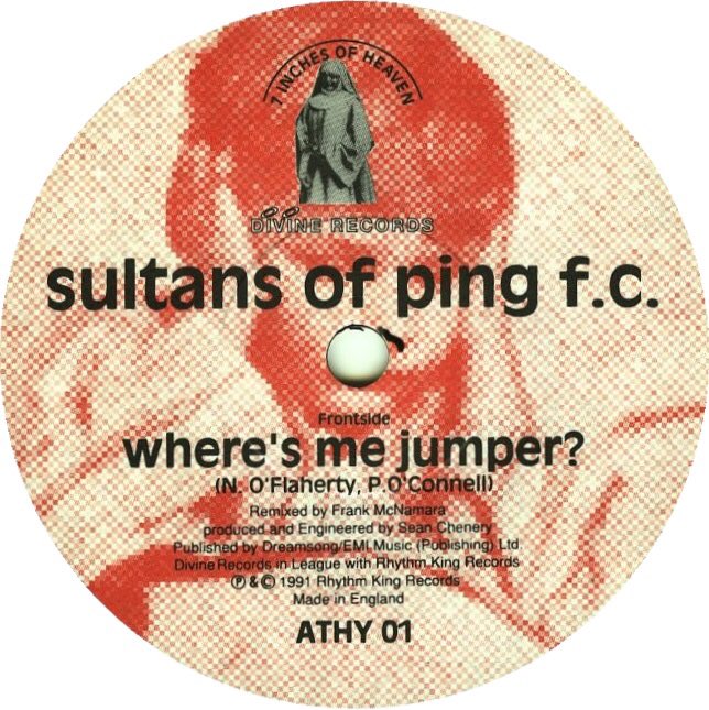 Nineties_Music's tweet photo. Sultans of Ping FC
Where’s Me Jumper?
(IRL #8 / UK #67, Feb 1992)
https://t.co/jDTtMFQ87W
As heard in @mcandsonslondon last night...
#Cork #NiallOFlaherty #PatOConnell #DivineRecords https://t.co/6l0KoXMXQC