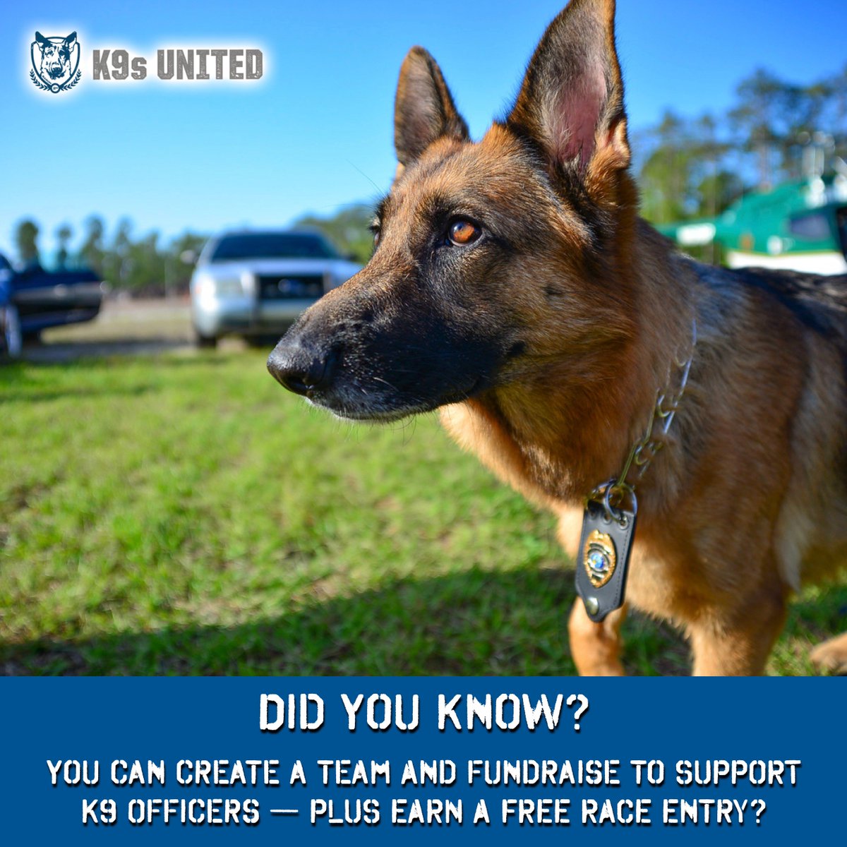 K9sUnited's tweet image. Grab your crew &amp;amp; create a fundraising team for K9sUnited.org JAX races on May 11🐾 Ea. member who raises $100 gets a FREE race entry🎉 Your efforts help us provide important equipment &amp;amp; training to K9 officers. 🐕🚔
runsignup.com/RaceGroups/670… #K9handlers #K9 #K9sUnited