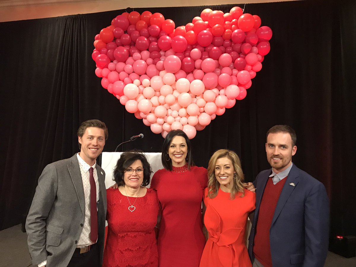 Great to experience the <a href="/AHAUtah/">American Heart Association Utah</a> #GoRed event with table #5 <a href="/jakeneeley/">Jake Neeley</a> <a href="/kvandykewx/">Kristen Van Dyke</a> <a href="/FOX13NewsKelly/">Kelly Chapman</a> @maloufsleep