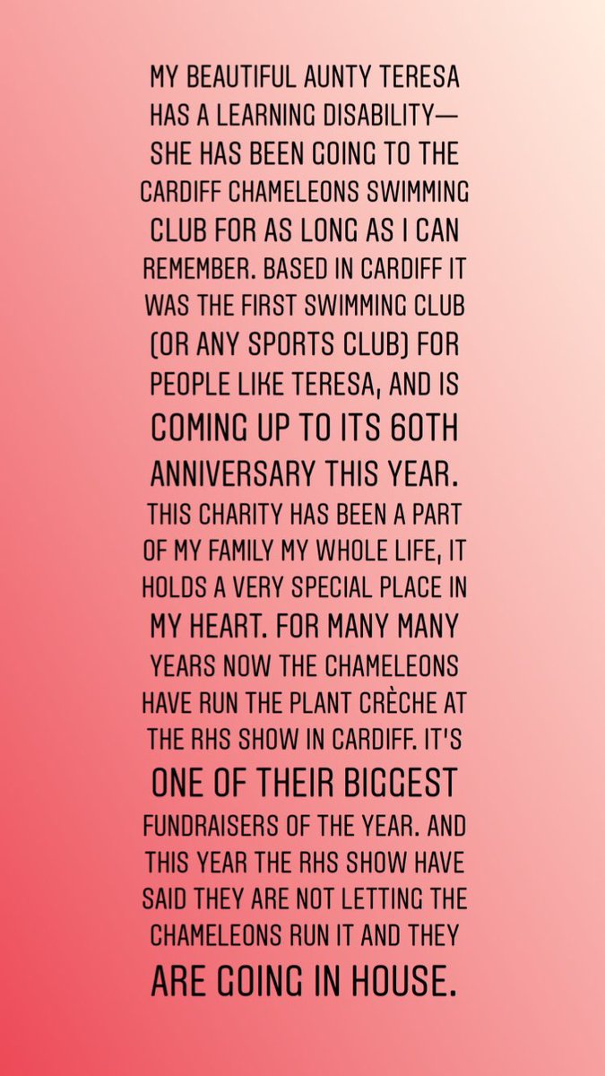 When in doubt tweet. Please share far and wide!!! <a href="/The_RHS/">The RHS</a> <a href="/RHSPressOffice/">RHSPressOffice</a> #RHSCardiff PLEASE OFFER ME AN EXPLANATION THAT DOES NOT INVOLVE GREED, MONEY OR CONVENIENCE. The CARDIFF chameleons have been doing this for 13 years. This fundraising is integral to their charity.